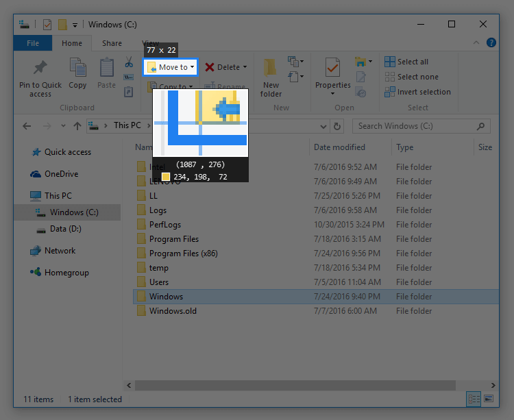 snipaste 电脑版 - 颜色拾取器